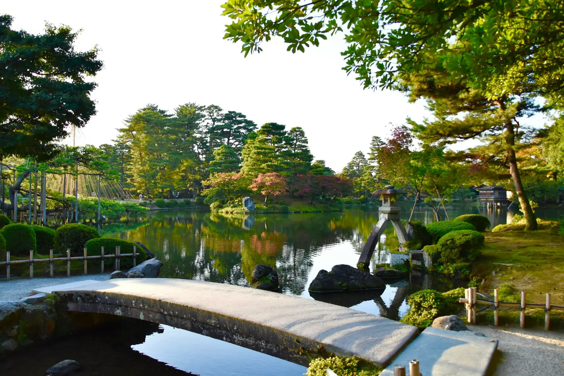 Kenrokuen Garden in Kanazawa, the city where Myoryuji stands